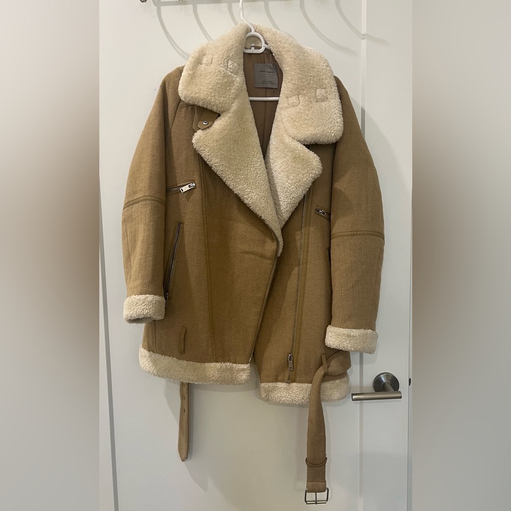 Zara Shearling Winter Jacket